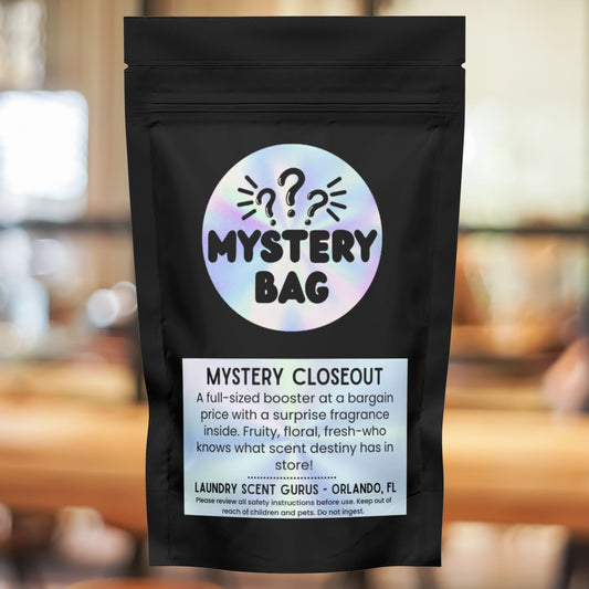 Mystery closeout laundry detergent bag